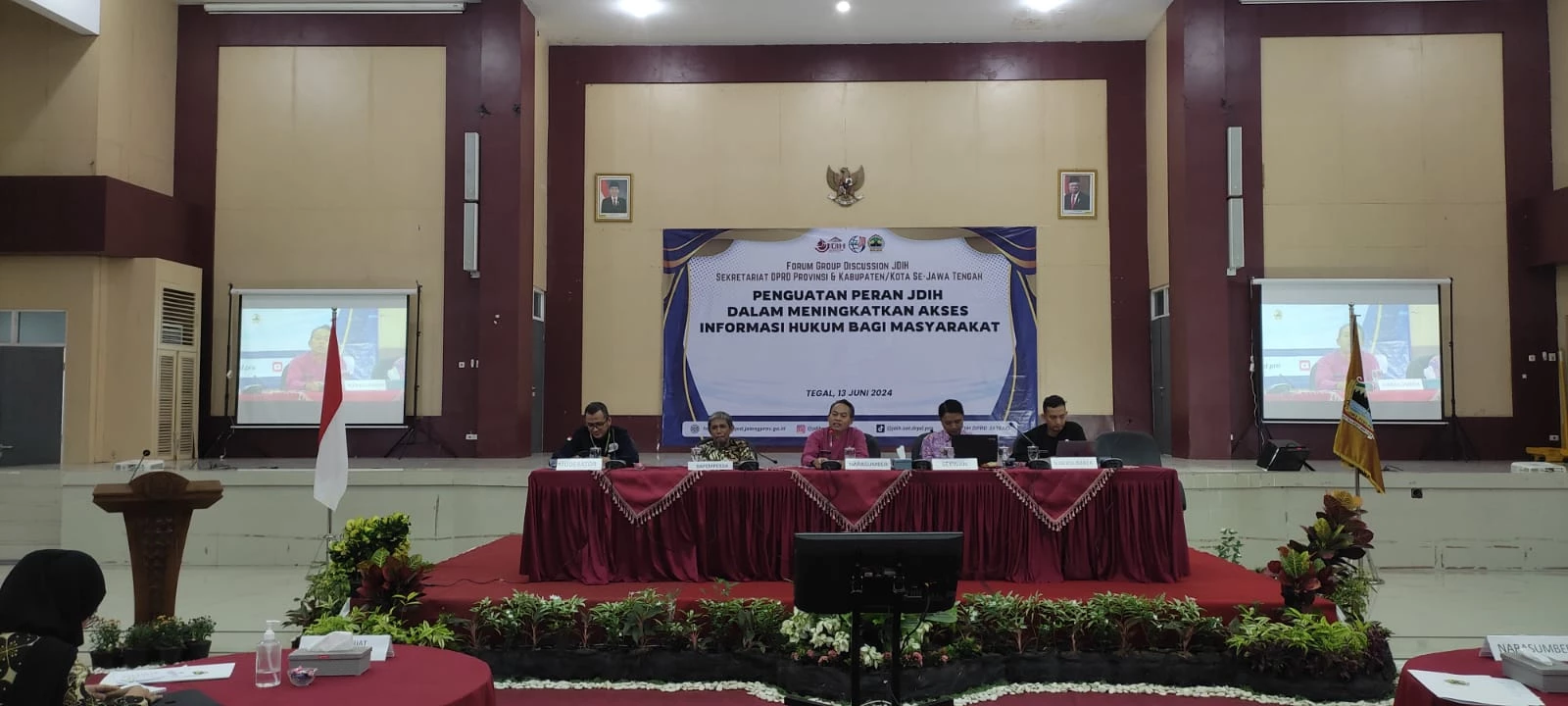 FORUM GROUP DISCUSSION JARINGAN DOKUMENTASI DAN INFORMASI HUKUM SEKRETARIAT DPRD KABUPATEN/KOTA SE JAWA TENGAH